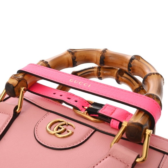 Gucci Diana Bag Pink Leather Handbag - Picture 4 of 9